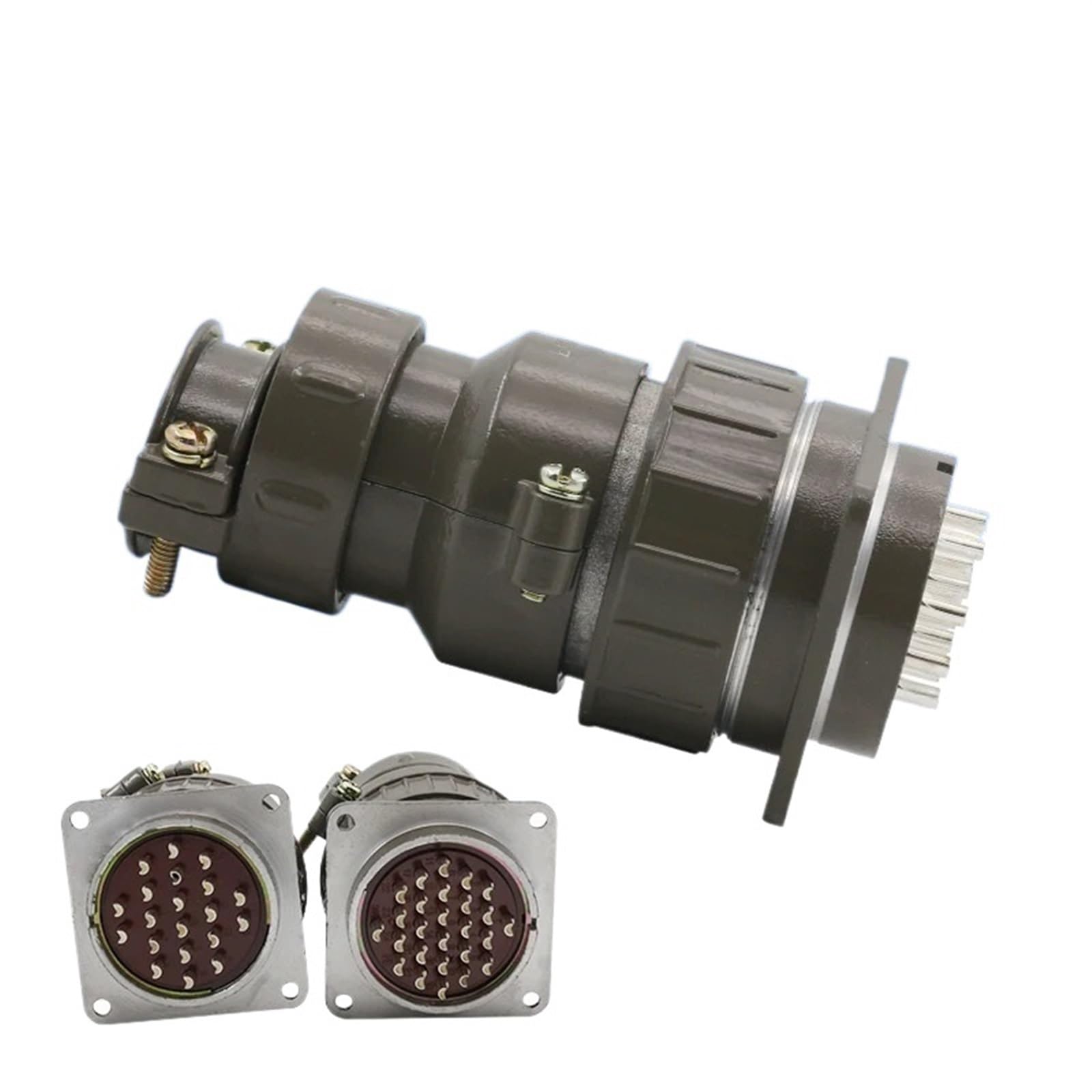 Prise d'aviation P48 20 broches connecteur rond châssis diamètre 48mm pour faisceau électrique