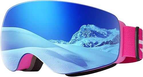 Miniatura 8 de EasYoung Kids Ski Goggles, Kids Snowboard Goggles for Boys Girls Age 3-14, Kids Snowboarding Goggles