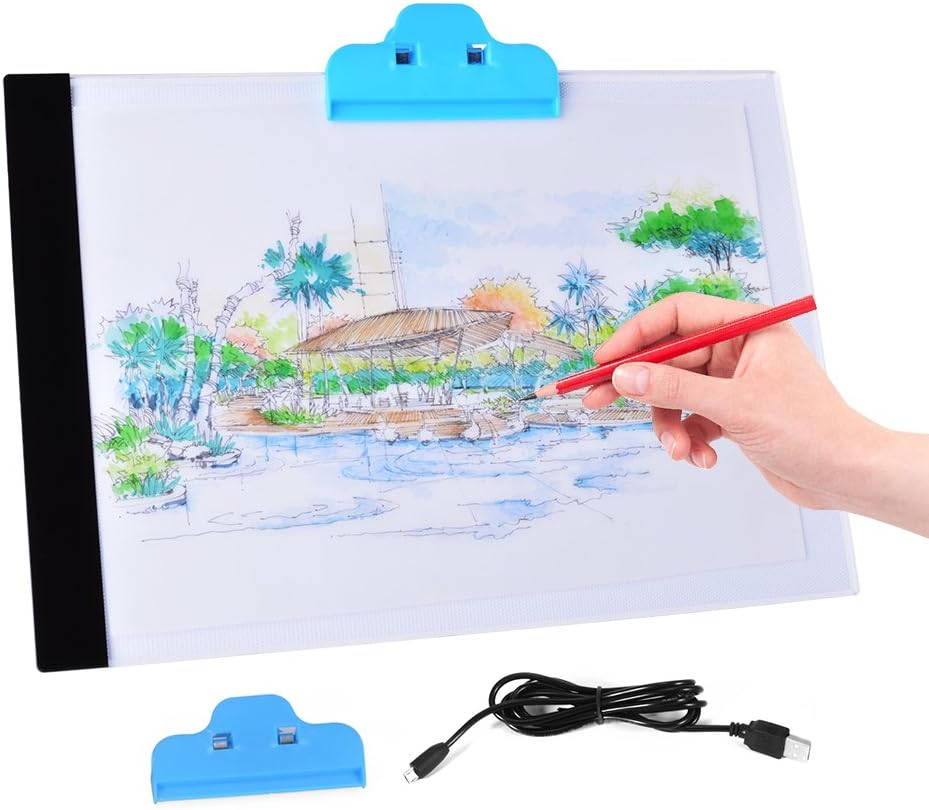 XCSOURCE LED Light Box Drawing Board Artist A4 Drawing Pad Art Display Stencil Tracing Tatto Table AH210