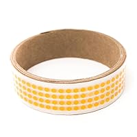 Vista 6 de Bertech Discos de enmascaramiento de poliimida, 1 pulgada de diámetro, ámbar, hechos de película de poliimida de alta temperatura con adhesivo