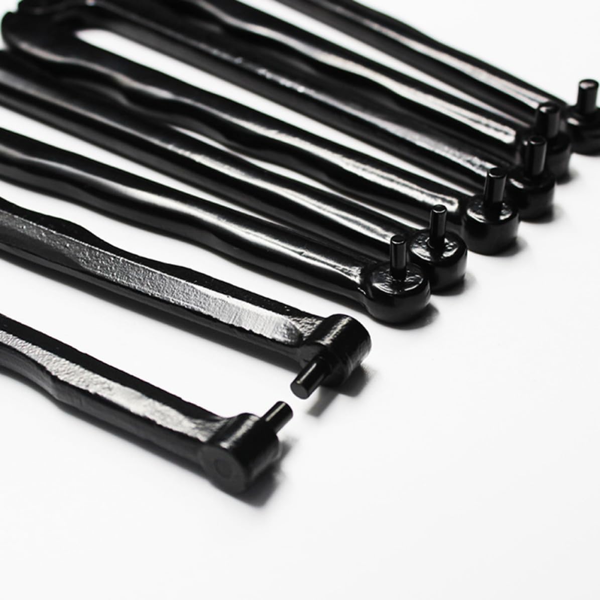 minkissy Mill Wrench Black Professional round Nut Adjustable Angle Steel image 4