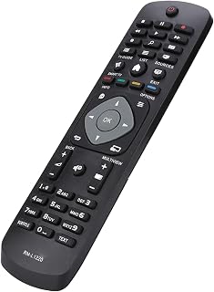 Remote Control, Multifunctional TV Remote Control Suitable for Home Use, No Setup Required, Large Buttons, Comfortable Grip.