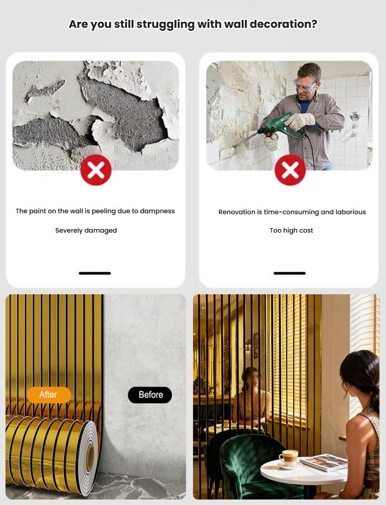 Paneles de pared autoadhesivos, papel pintado para despegar y pegar, revestimiento acústico aislado para decoración de interiores, fácil de instalar