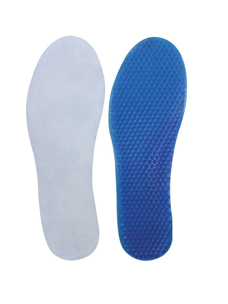 Energy Massage Gel Foot Insoles | Provides All Day Long Comfort And Cushioning | Honeycomb Design Stimulates Blood Flow | Relieves Stress From Your Spine, Knees, Ankles & Feet For Men