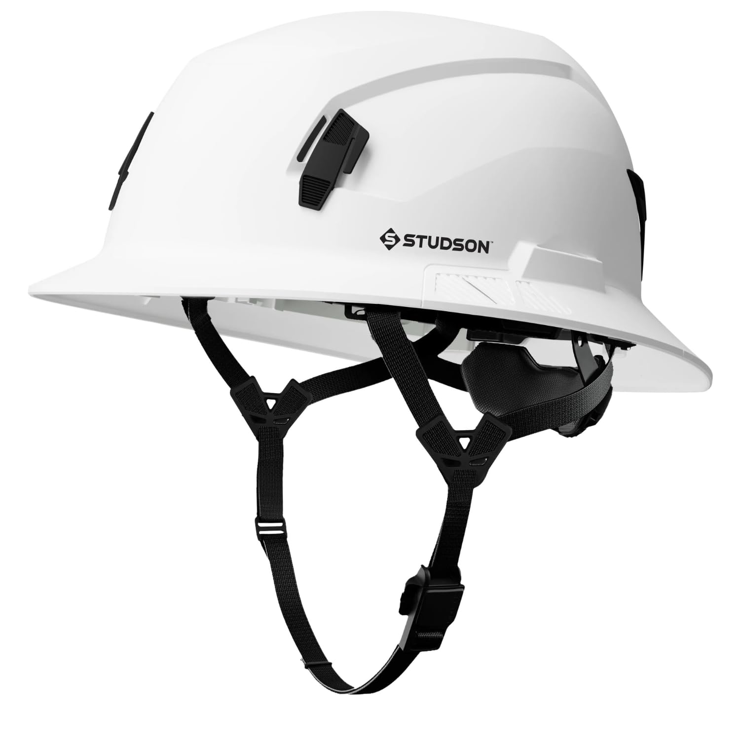 STUDSON Casque intégral SHK-1 : équivalent à ANSI/ISEA Z89.1 Type II (R 2019), léger et Respirant, Puce de Contact d'urgence NFC, Taille Unique