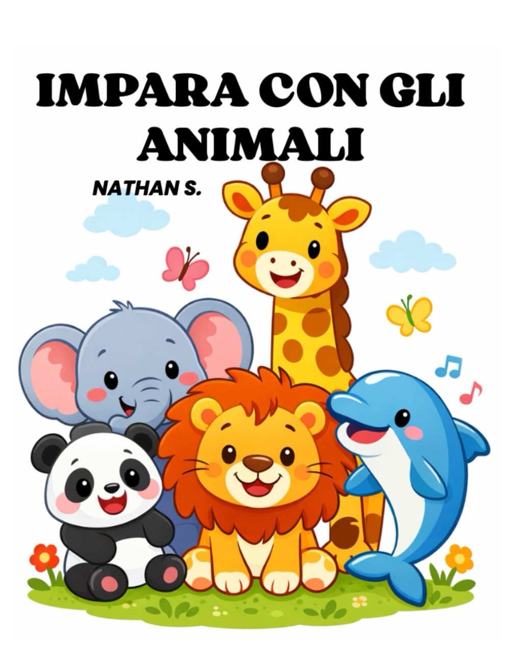 Impara con gli animali: Scopri, colora e divertiti