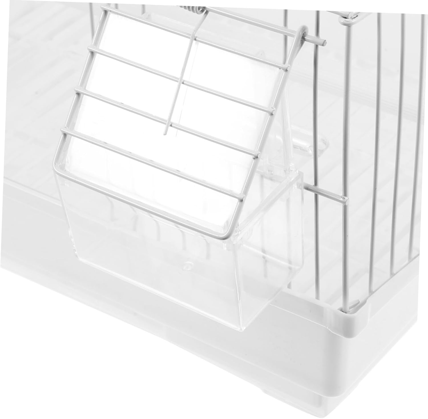 SUPVOX 1set Portable Metal Bird Carrier Cage for Parrots Wire Design for Finches and Jade Birds Stylish Home Decor Birdcage for Convenient Travel