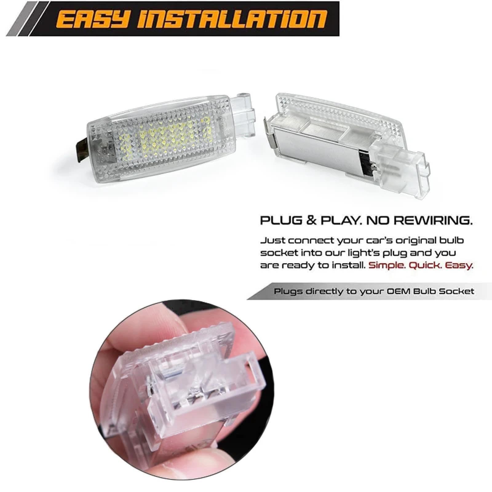 Luz de Lectura de la luz Superior del Automóvil para VW Golf 4/5/6/7 Passat Polo Beetle Phaeton, luz de Espejo de cortesía para Visera Solar Interior 1K0947109/1KD947109A