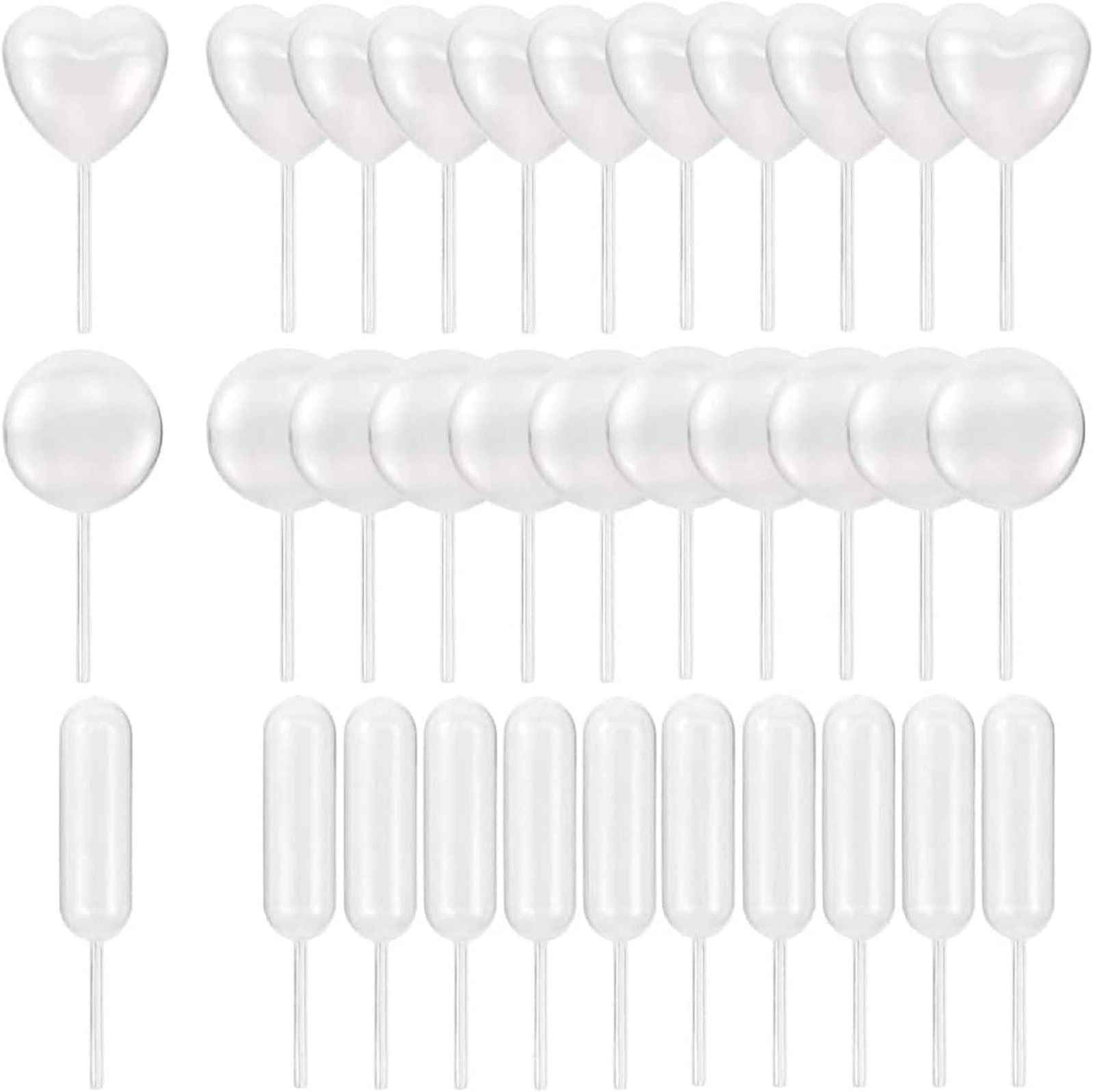 Tomnk 150pcs 4ml Cupcake Pipettes Plastic Squeeze Dropper Liquid Transfer Pipettes for Cupcakes, Infusers for Strawberries