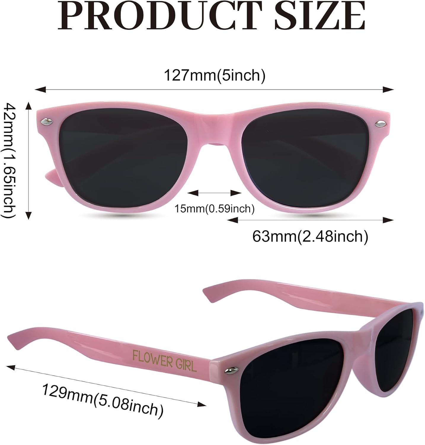 LADY&HOME Ring Security & Ring Bearer Sunglasses,Ring Bearer/Ring Security Proposal,Wedding Favors Gift for Little Boys - Image 2