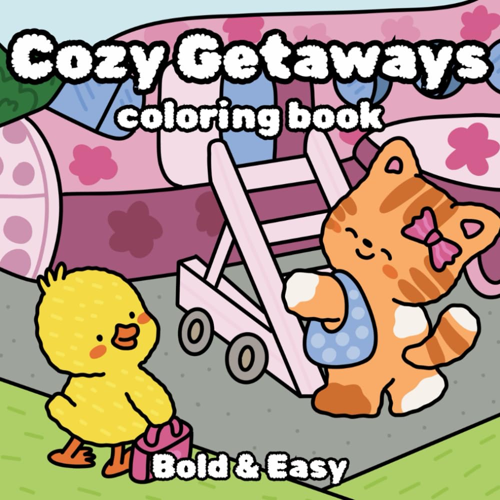 Cozy Getaways: Relaxing Travel Scenes to Color and Unwind