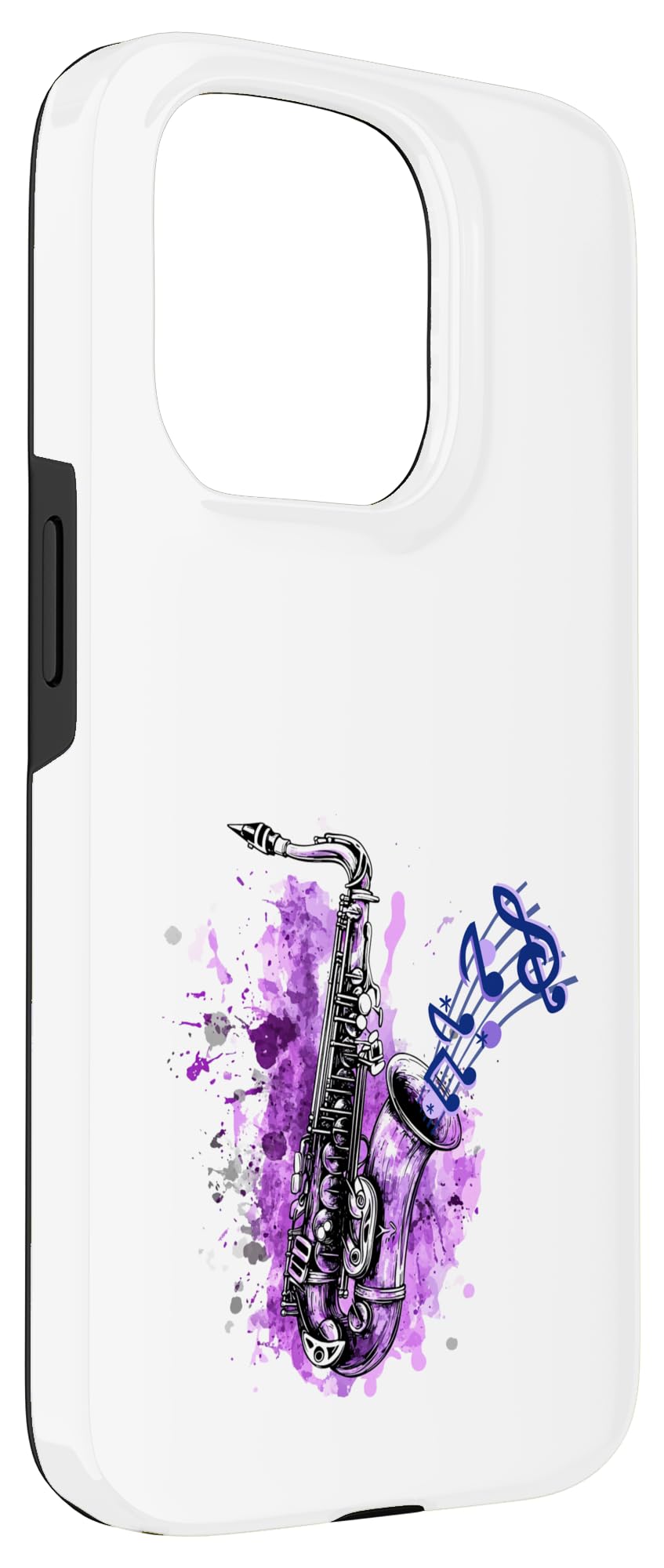 Amazon.co.jp: カラフルサックス スマホケース iPhone 15 Pro 用