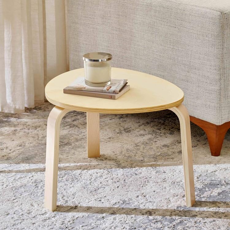 Image of Home Centre | Paulo Solid Wood End Table | Side Table for Living Room | Brown | 1 Year Warranty