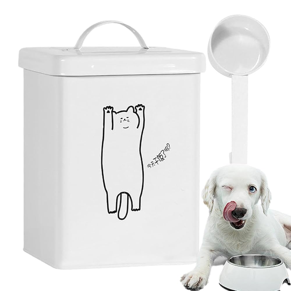 Amazon.co.jp: ペットフード収納ボックス - 鉄製食品保存容器