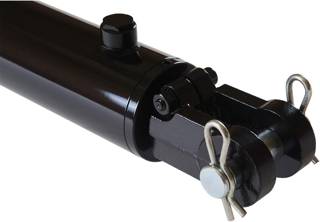 Magister Hydraulic Cylinder 3" Bore x 30" Stroke, Welded Hydraulic Ram with Clevis Ends, Double Acting Hydraulic Piston 3500 PSI (WCL 3x30)