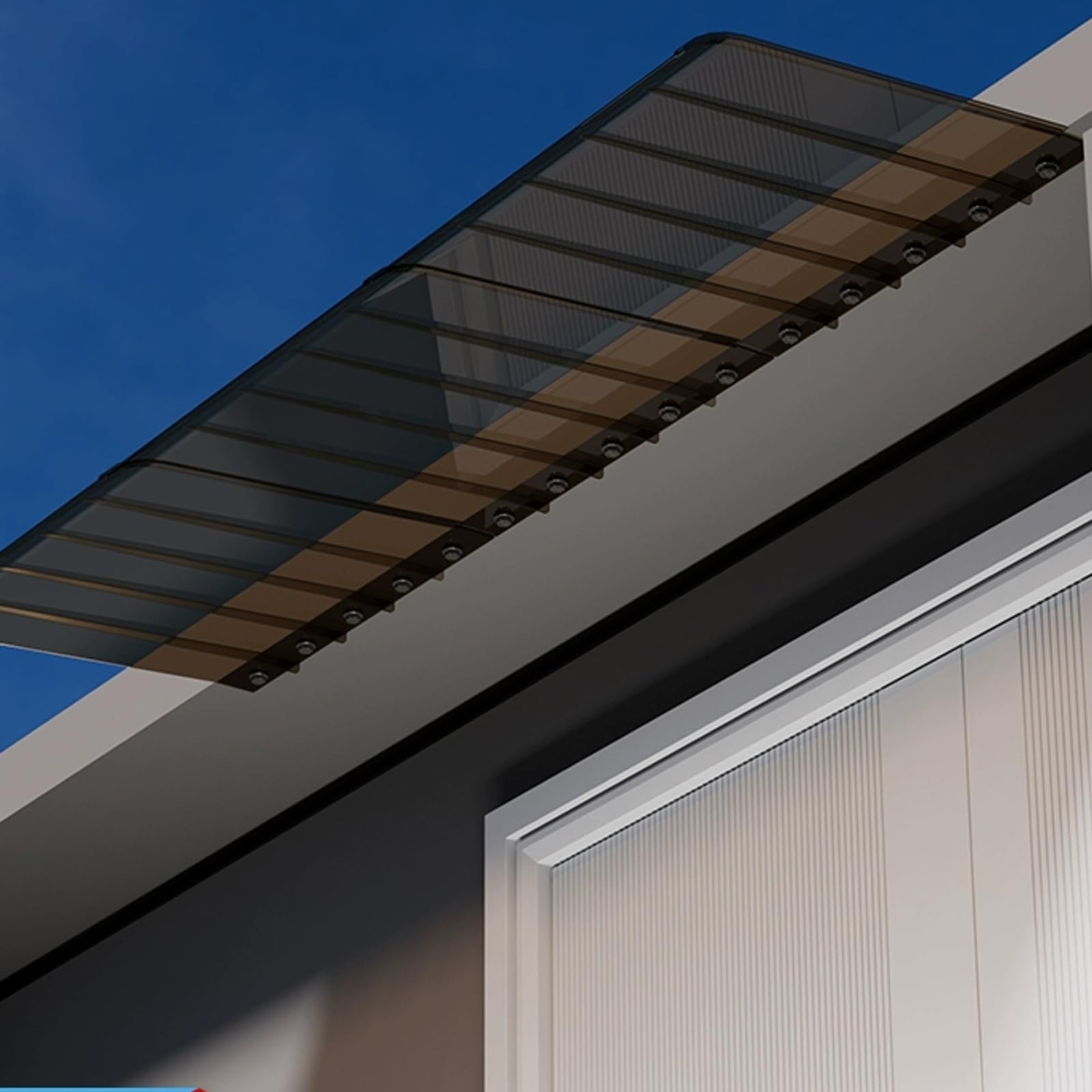Auvent extérieur pour balcon et jardin afin de protéger votre porche