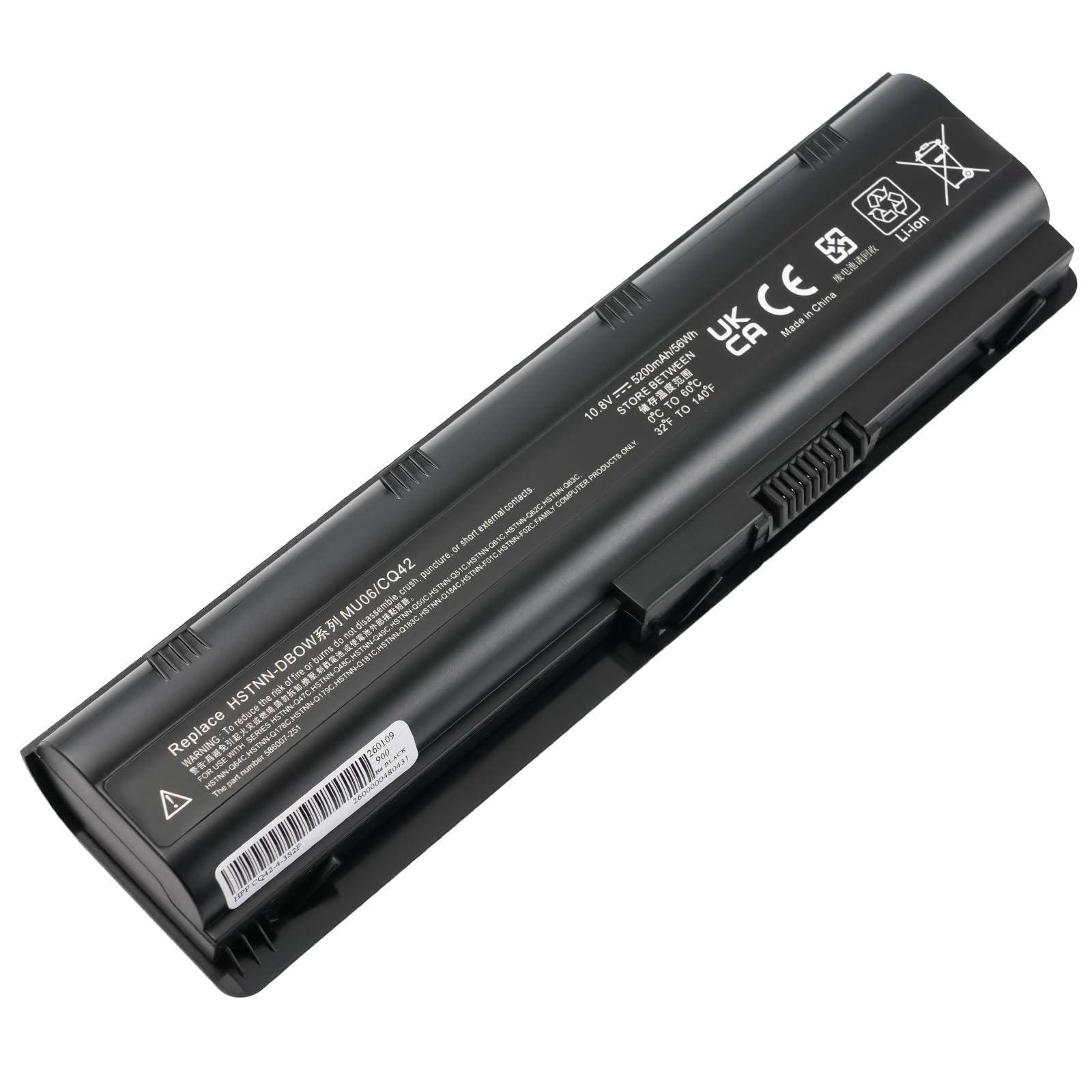 14.4V 6500mAh Ersatzakku für Xiaomi Roborock Q5, Q7, S5, S6,