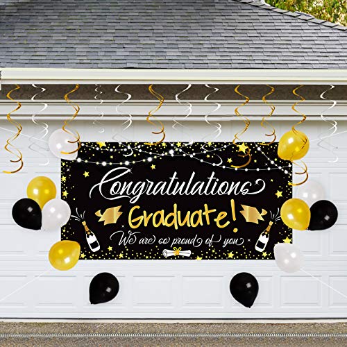 90Shine 0310-90SHINE-GRAD SET 25Pcs Graduation Party Decorations 2022 thumb #6