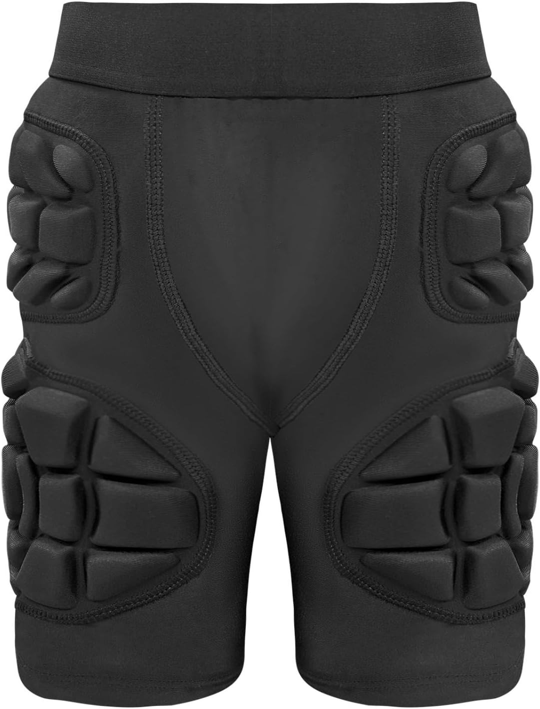 Football Girdle for Youth Kids, 5-Pads Padded Compression Shorts with HIPS, Thigh & Tailbone Padding - Image 2
