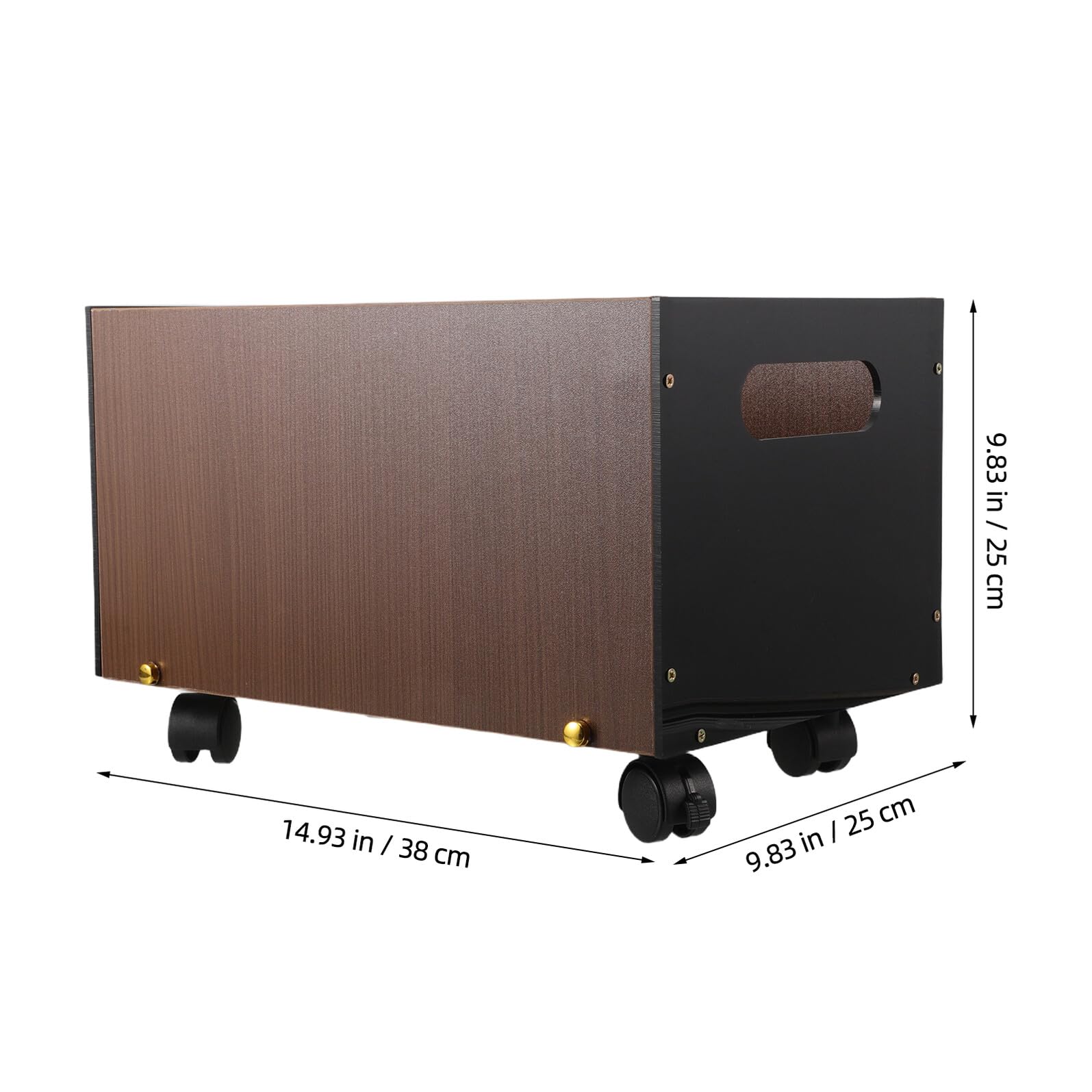 VALICLUD Rollbare Aufbewahrungsbox mit Griffen Großer Bücherkorb den Schreibtisch Schülerzimmer Klassenzimmer Stabiler Organizer für Schulbücher Zeitschriften und Akten