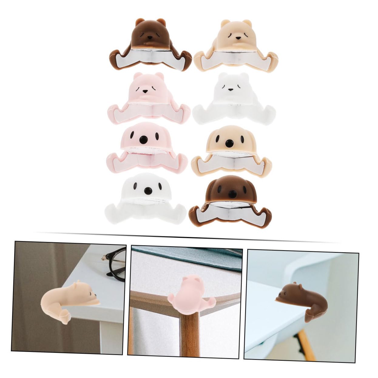 Toyvian 5 Sätze Eckenschutz Für Eckenschutz Für Möbel Selbstklebend Transparent Sicherer Schutz Für Möbelkanten Kindersicherheitslösung Für Zuhause 8 Stücke * 5