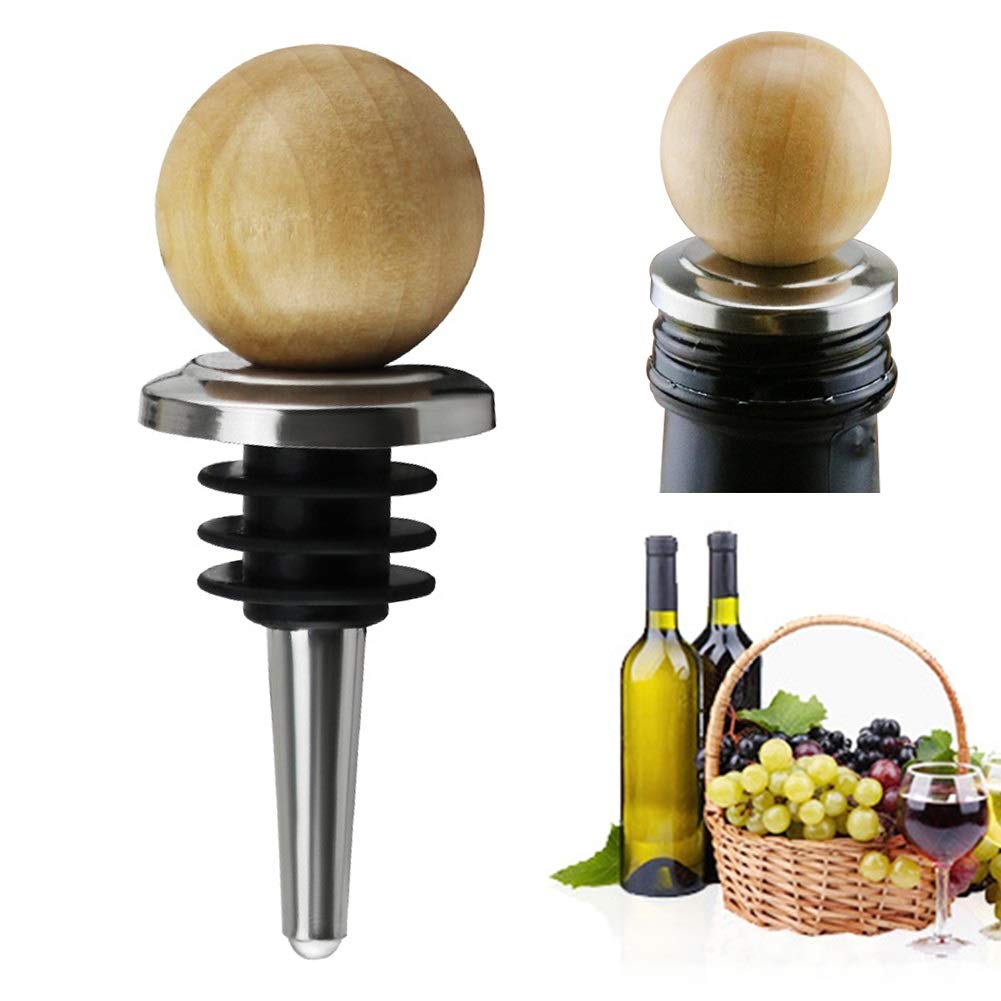 Strumenti Accessori da Bar Conservazione Fresca Tappo per Vino Regali sigillati sottovuoto Spina Riutilizzabile Tappi per Bottiglie di Birra Champagne Acciaio Inossidabile