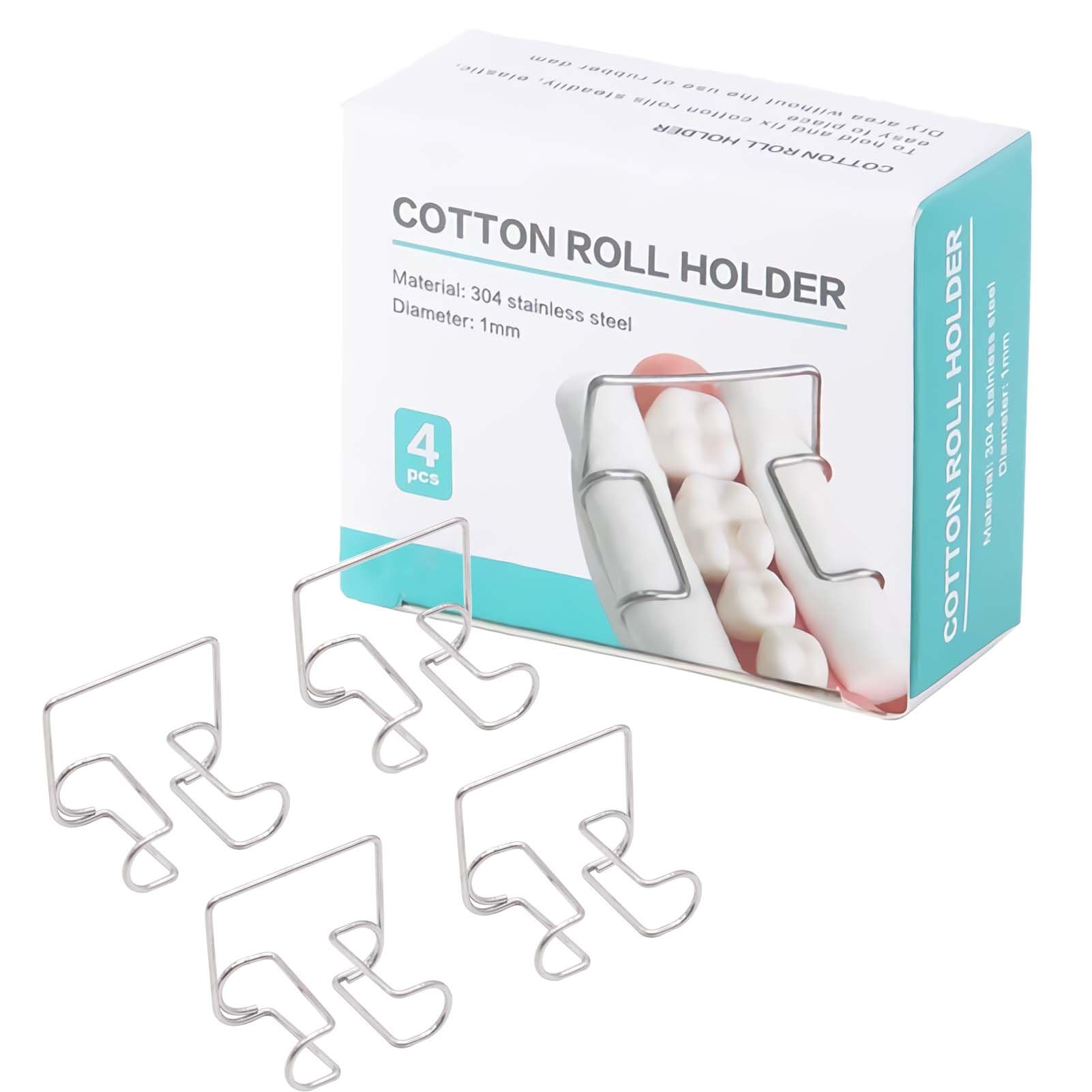 Dental Cotton Roll Holder Orthodontic Stainless Steel Cotton Clip Autoclavable Dental Lab Isolator Tool Dentist Clinic (8)