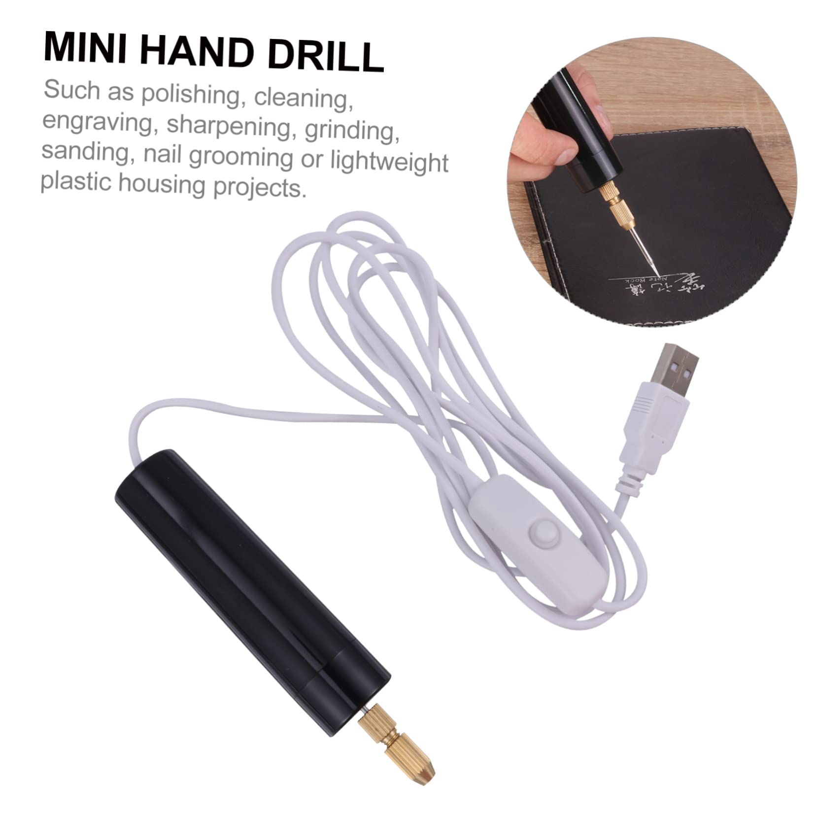 Generic 15 Pcs Cordless Mini Electric Drill Pen USB Charging Power Tool for Woodworking Engraving