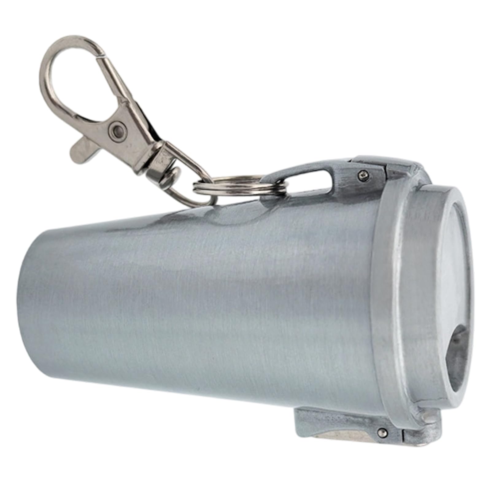Sealed Pocket Ashtray with Keychain Metal for Camping Prevent Spills and Odor in Public Places Outdoor Ashtray