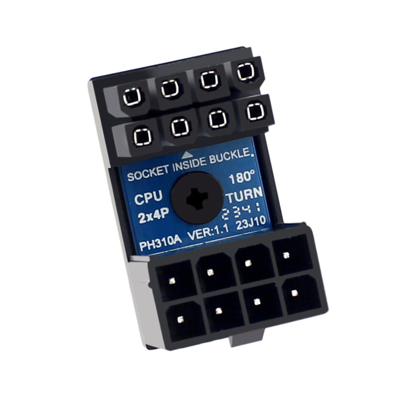 oringnat 8Pin Graphics Video Card Connector Mainboard CPU 8Pin Power Steering Connector 180 Degree Adapter 8 Pin Power