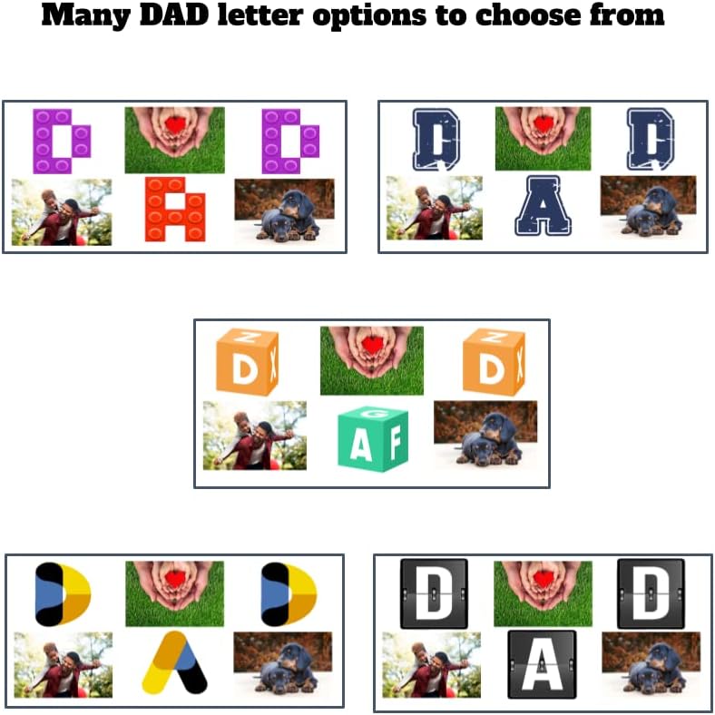 Custom Mug - Personalized Coffee Mug - Custom Cup with Pictures, Names, Text, Photos, Logos - 11, 15, and 20 oz with Color Options (DAD (3 Images)) - Image 4