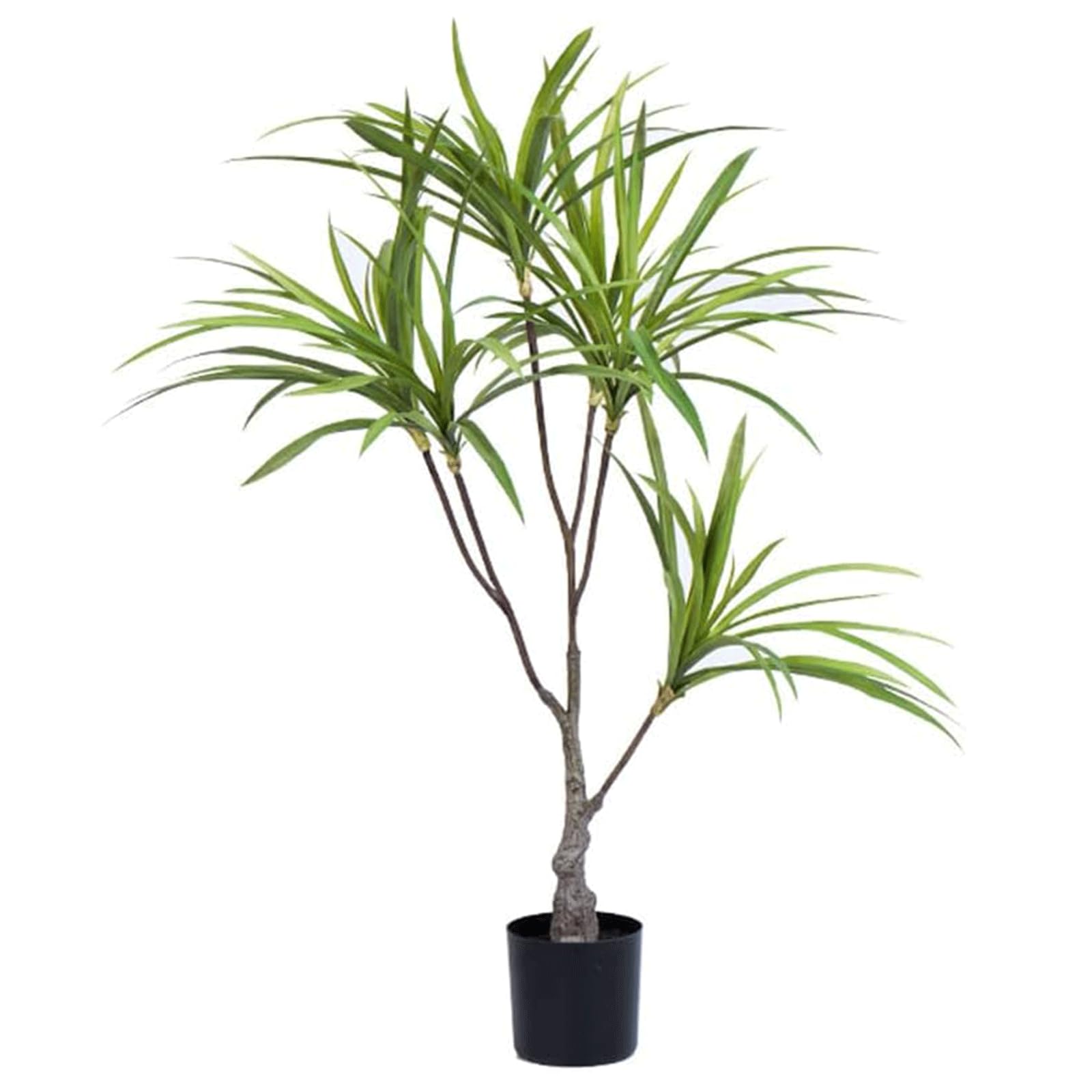 AYCDL Artificial Trees Artificial Trees Fake Greenery Plant 100cm/3.2ft Simulated Dragon Blood Tree Pottedfor Indoor And Outdoor Artificial Plant fine Decor