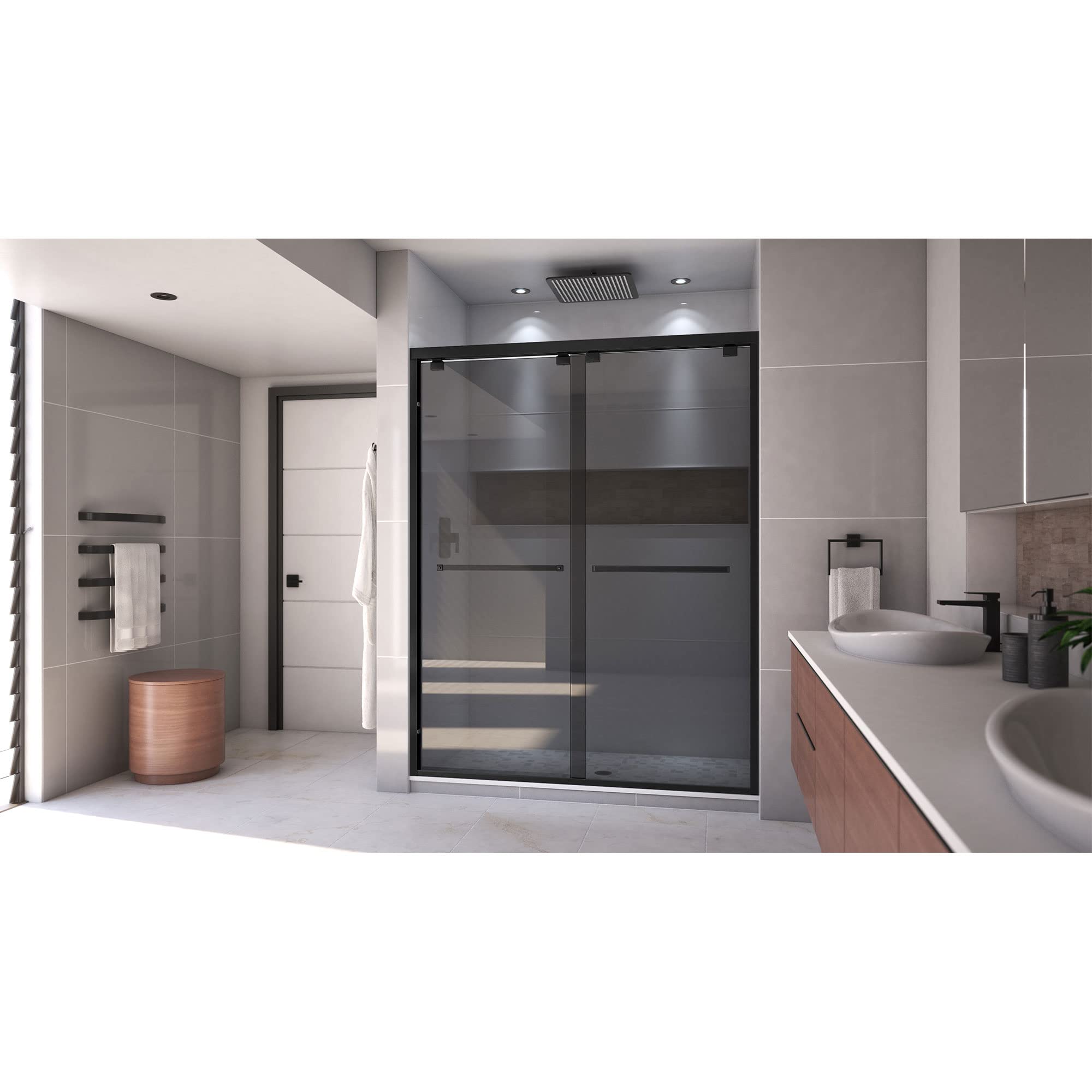 DreamLine Encore 56-60 inch W x 76 inch H Semi-Frameless