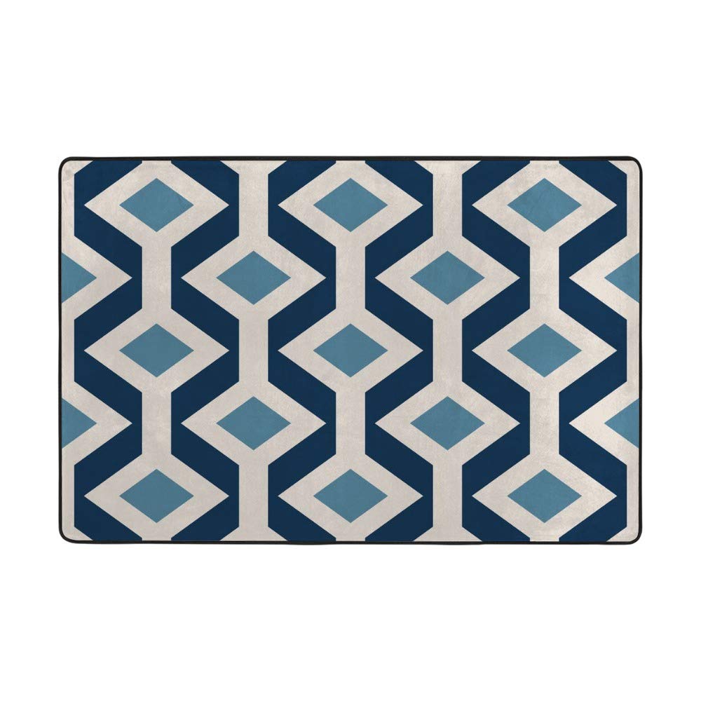 Tapis de salon rétro pour créer une ambiance cocooning avec ce tapis doux en velours