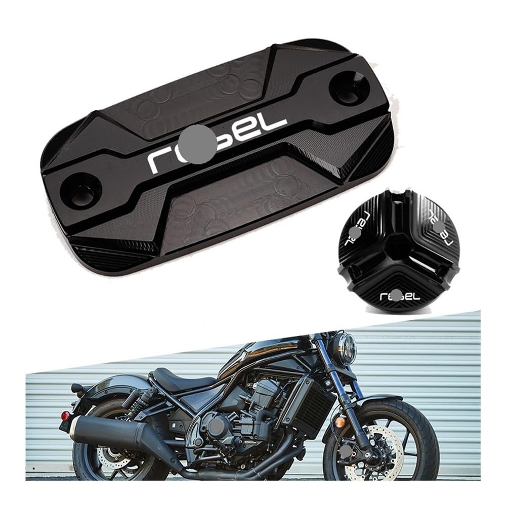 Pokrywa zbiornika płynu hamulcowego przedni motocykl pokrywa zbiornika hamulca CNC, akcesoria oleju silnikowego motocykla dla Rebel 1100 500 300 CMX 1100 300 500