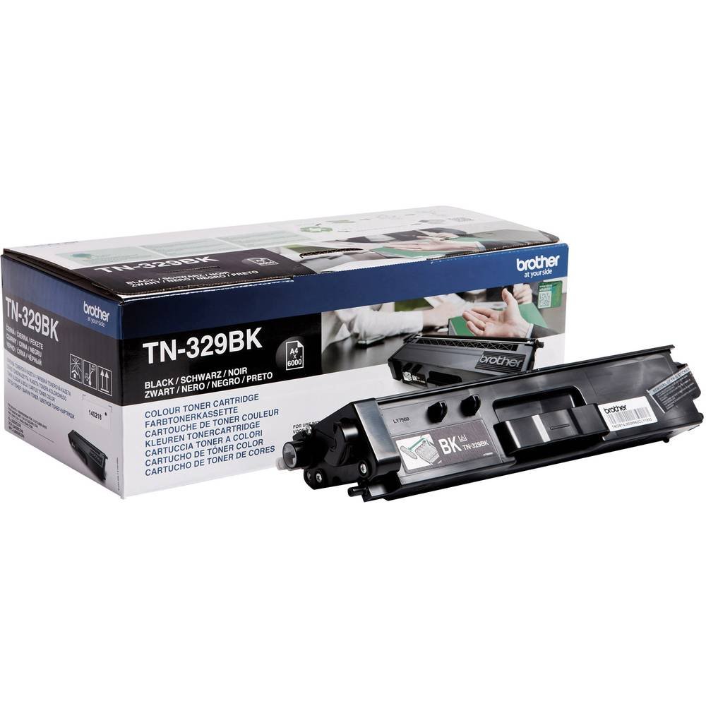 Brother Black Tn-329Bk Toner-Kit Extra High-Capacity. 6K Pages Iso/Iec
