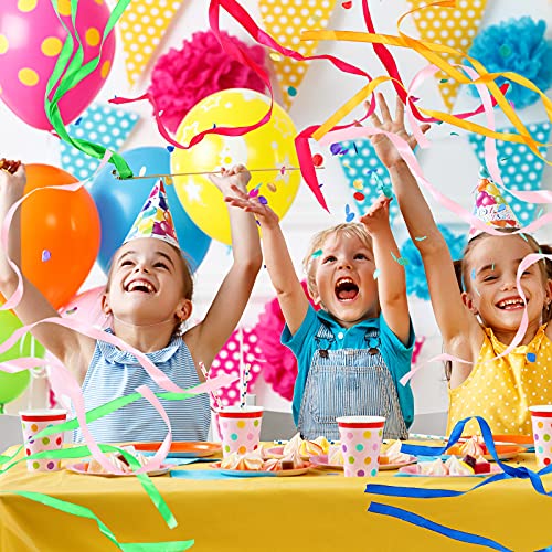 50 Pieces Ribbon Sticks Wedding Streamers Chromatic Streamers Silk Fairy Sticks For Party, Birthday, Celebration And Holiday (Colorful) #TOP4