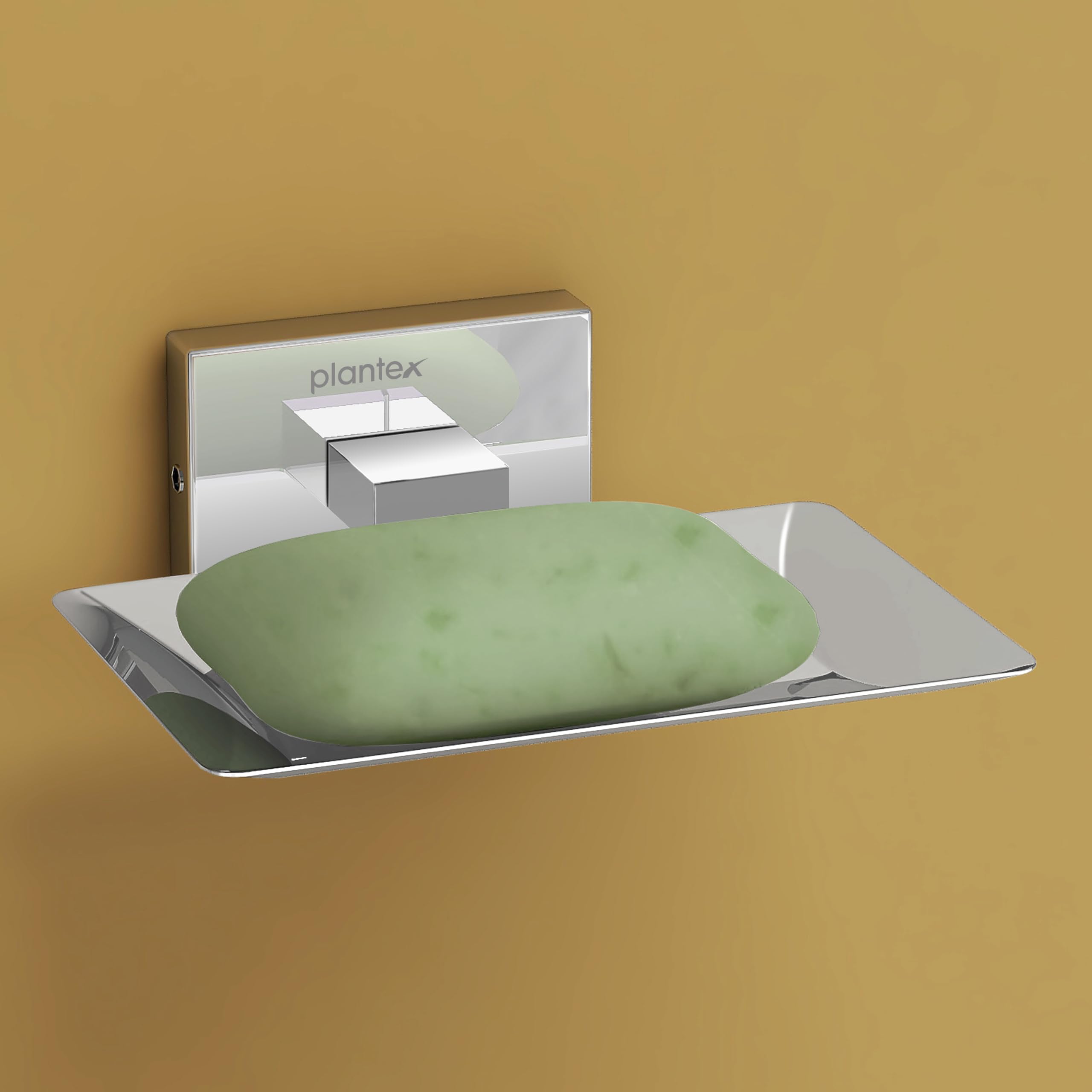 Plantex Soap Dish for Bathroom/Stainless Steel Soap Holder for Kitchen/Soap Case/Soap Stand/Bathroom Accessories - Nexa (Chrome) (B0DG5HCWLY) Amazon Price History, Amazon Price Tracker