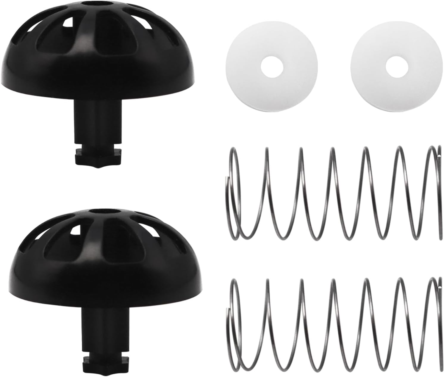 Coffee Machine Brewing Basket Bottom Spring Loaded Stopper Kits Fits for Black+Decker Coffee Makers Brew Basket, Replacement for Mr. Coffee Hamilton Coffee Machine Accessory 990117900 990237500(2 PC)