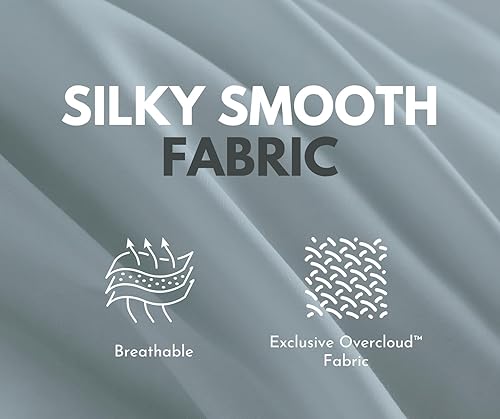 Miniatura 6 de baisihan Edredón de lujo de plumón de ganso, tamaño King, potencia de relleno de 800, relleno ultra suave, calidez del edredón de 30 F a 60 F, funda