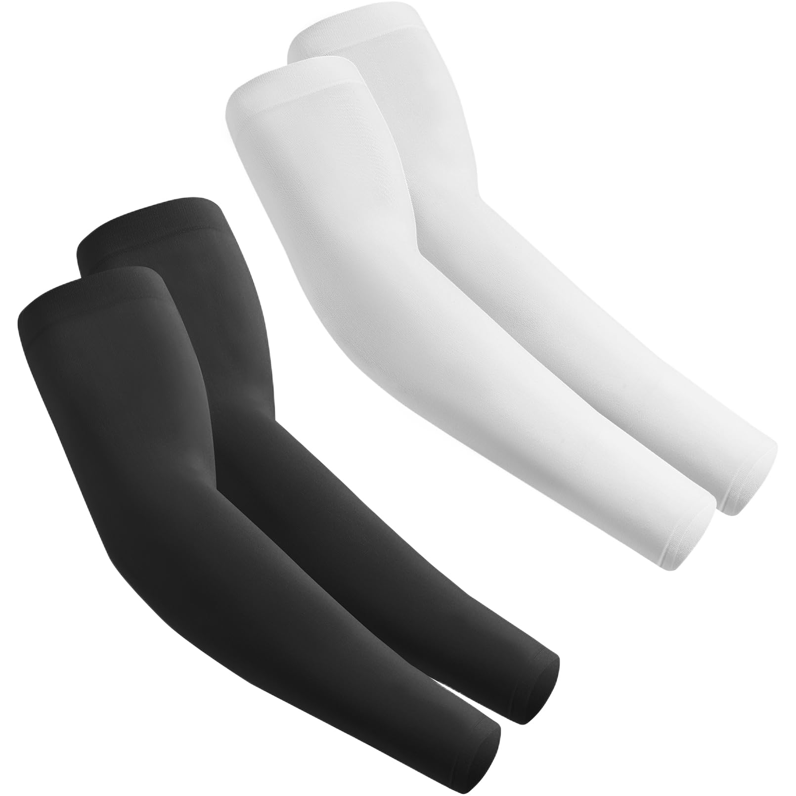 fuinloth Mangas de Brazo para Hombres y Mujeres, Deporte Compresión Protección Solar