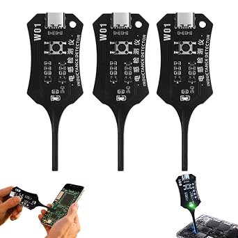 Inductance Tester, Inductor Tester, in-Circuit Electromagnetic Inductance Testers, Motherboards Coils Detectors for Quick Fault Detection, High Precision, Easy to Use 3Pcs