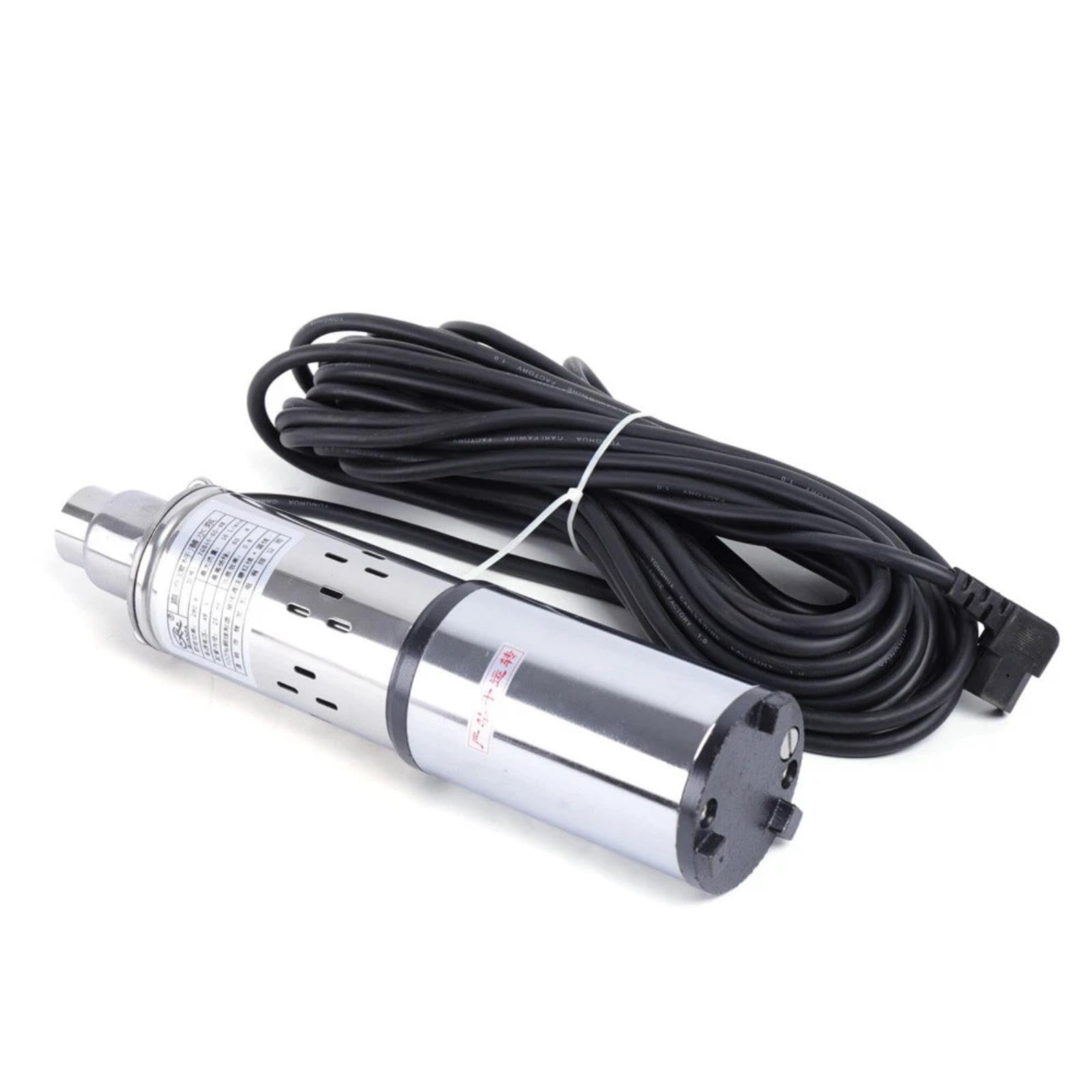 Pompa per fontana profonda, 280 W DC 48 V, pompa sommersa in acciaio inox, pompa sommergibile, pompa solare, per acqua domestica, giardino, stagni