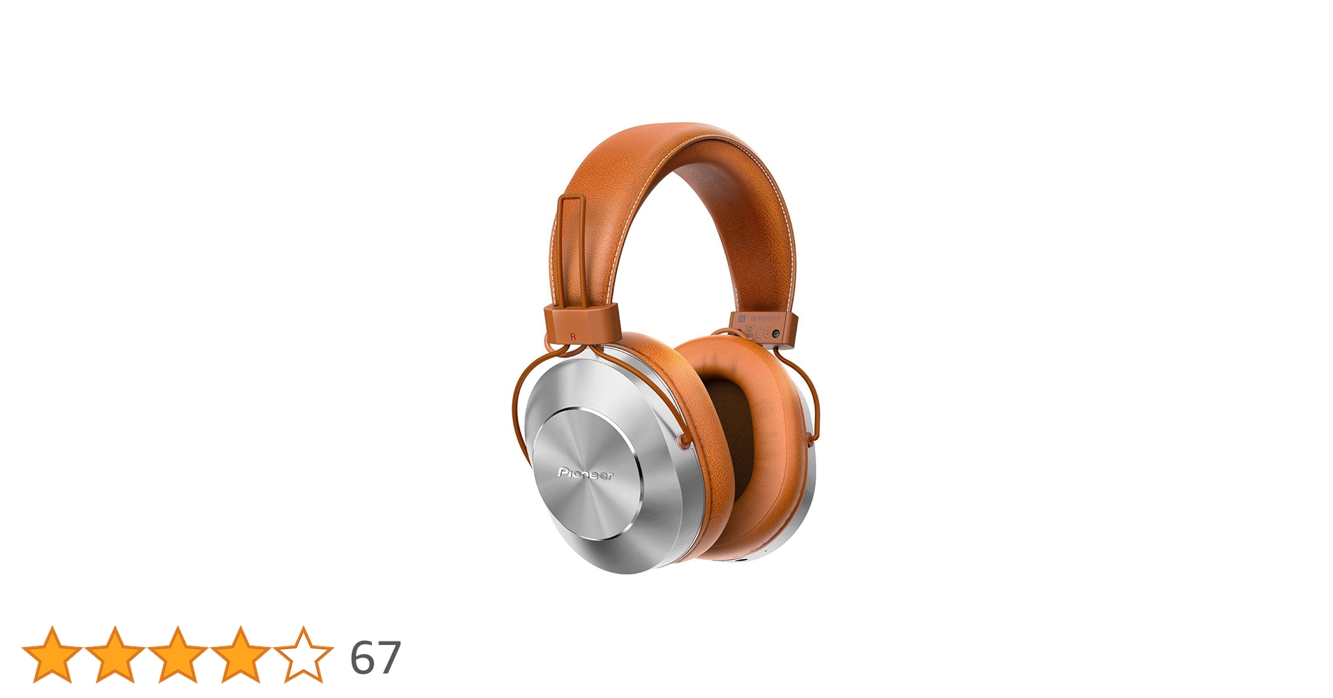 Fone de Ouvido Bluetooth NFC SE-MS7BT-T Pioneer (Marrom / Prata