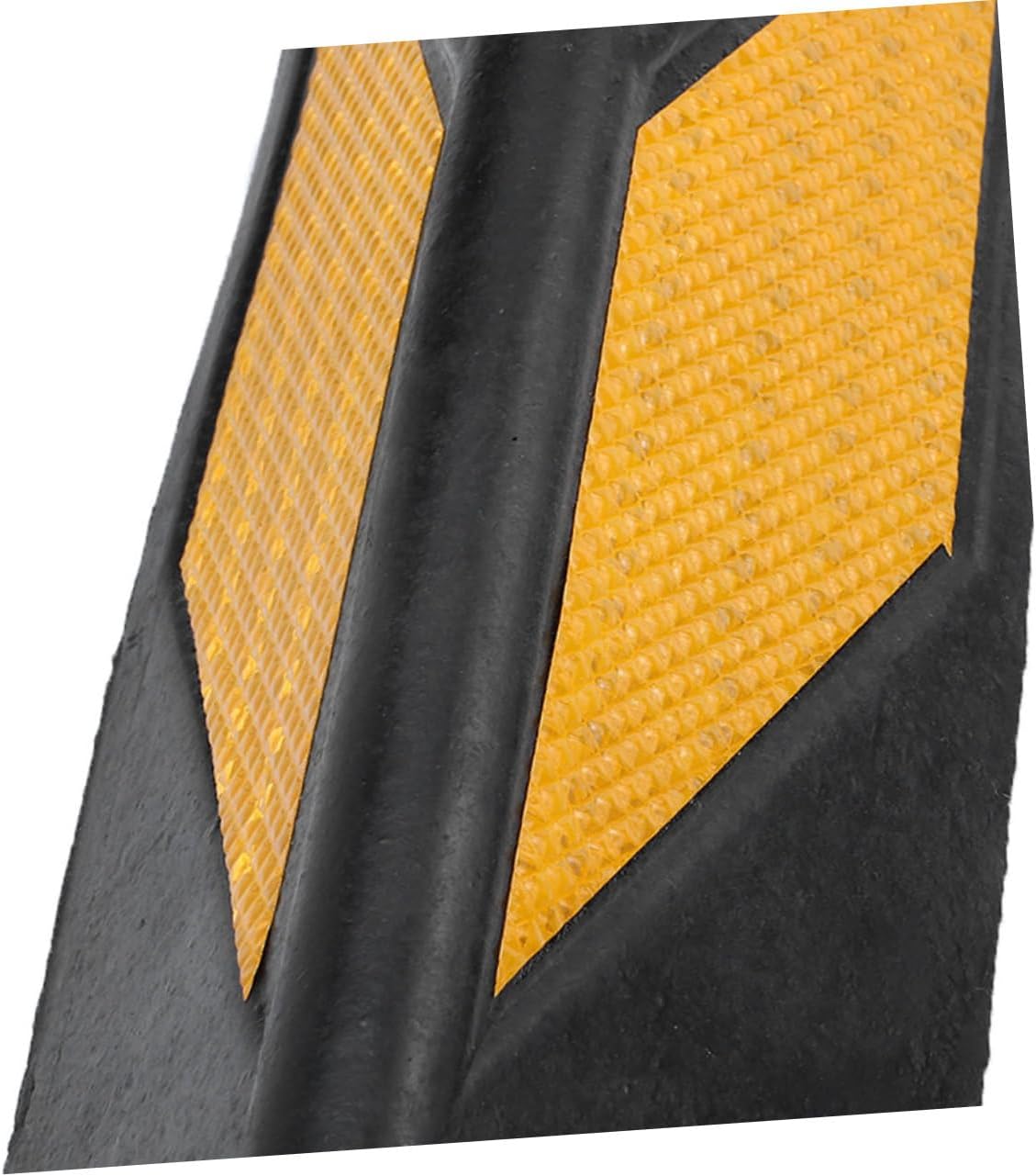 Reflective Rubber Corner Guard for Garage Walls Impact Easy Installation for Parking Lots and Underground Garages