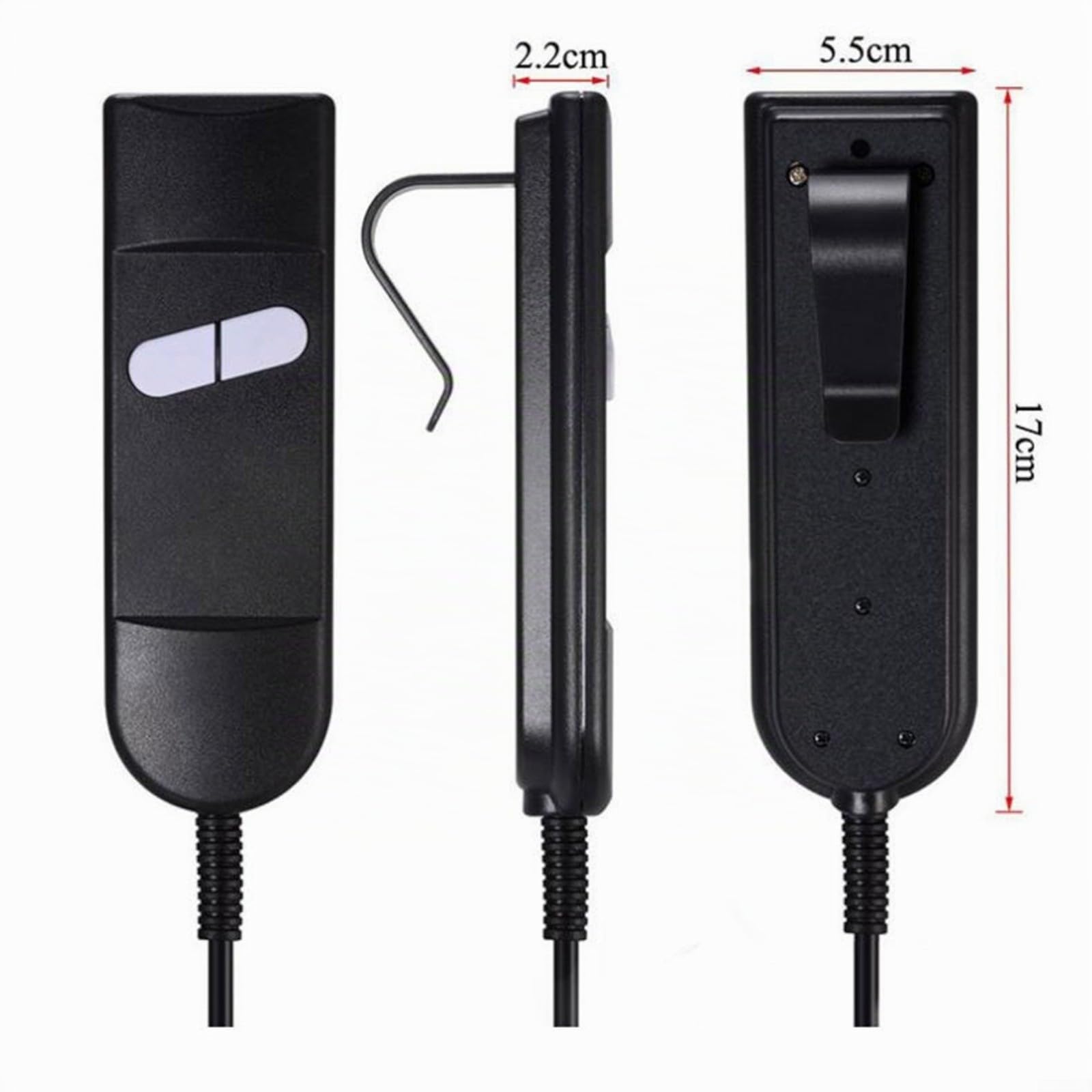Elektrische Sofafernbedienung 5-Pin Sessel Steuerung mit 2/4/6 Tasten Ersatzfernbedienung für Relaxsessel Liegestuhl(6-button elbow)