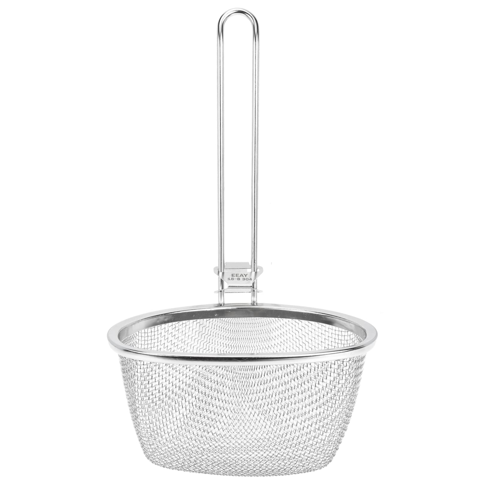 Cabilock Stainless Steel Hot Pot Strainer Spoon Premium Fine Mesh Skimmer for Noodles Food Lightweight Portable Kitchen Colander Non Slip Handle for Home Restaurant Use