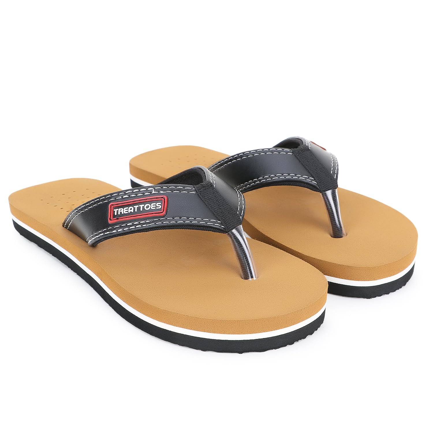 TREATTOES Slipper for Mens - Diabetic & Comfortable - Skid Resistant - Lightweight - Comfortable Footbed - Memory Foam Daily Use House New Dr. Flip-Flop Slipper for Men & Boy (Tan, Size: 6) (B0CM6LGG89) Amazon Price History, Amazon Price Tracker