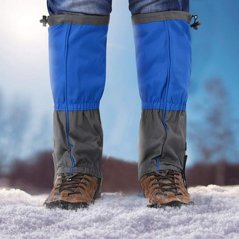 Ausla Polainas para Nieve, Polainas Impermeables para Senderismo para Hombres y Mujeres, esquí, Caminar, Escalada, Nailon, 1 par