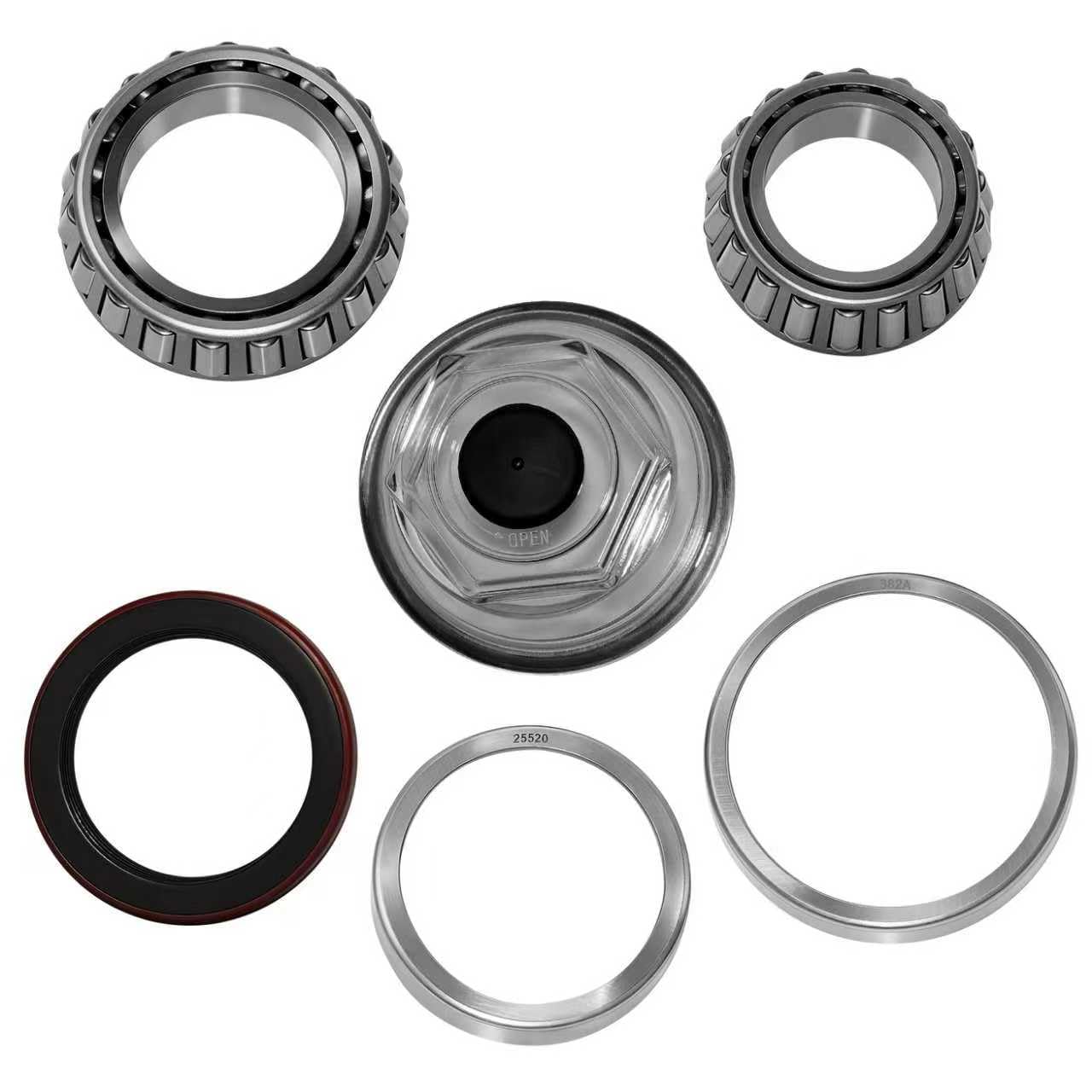 25580/387A Trailer Hub Bearing and 10-51 Grease Seal Kit Compatible with Dexter 10K GD (After 2009) Compatible with 12-1/4" x 3-3/8" Hub Drums 9-123/430/8-415 Series Replace BK-430-GD